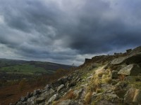 From curbar edge