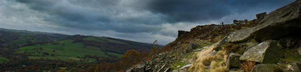 Exploring the dark Peak District
